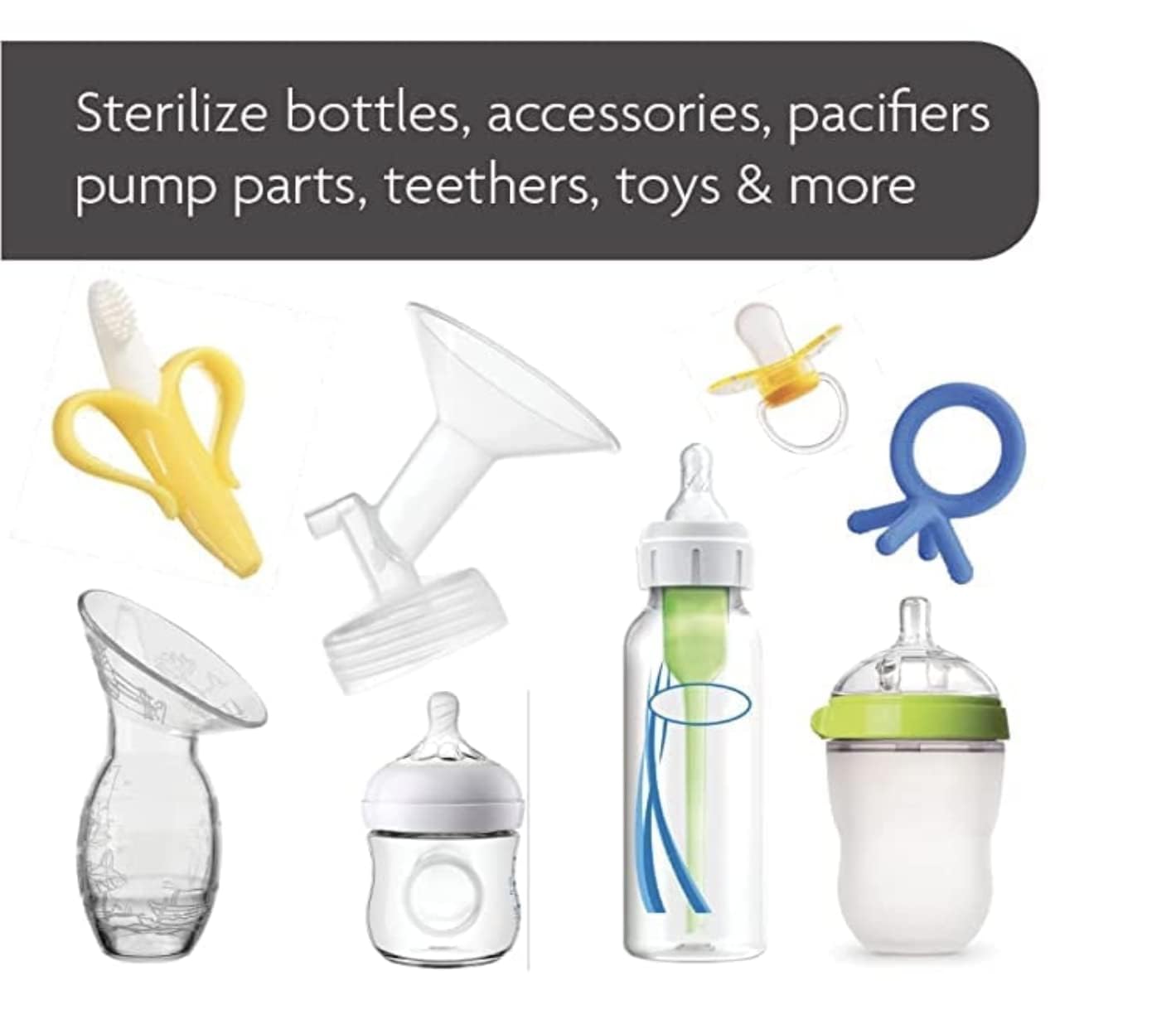 Amazon.co.jp: Baby Brezza 4 in 1 哺乳瓶滅菌機 – 最大容量 電気